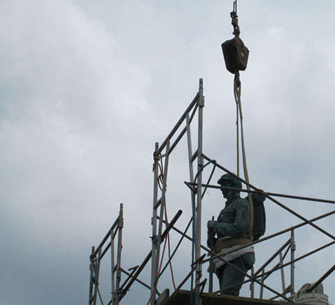 Memorial Statue Restoration And Relocation